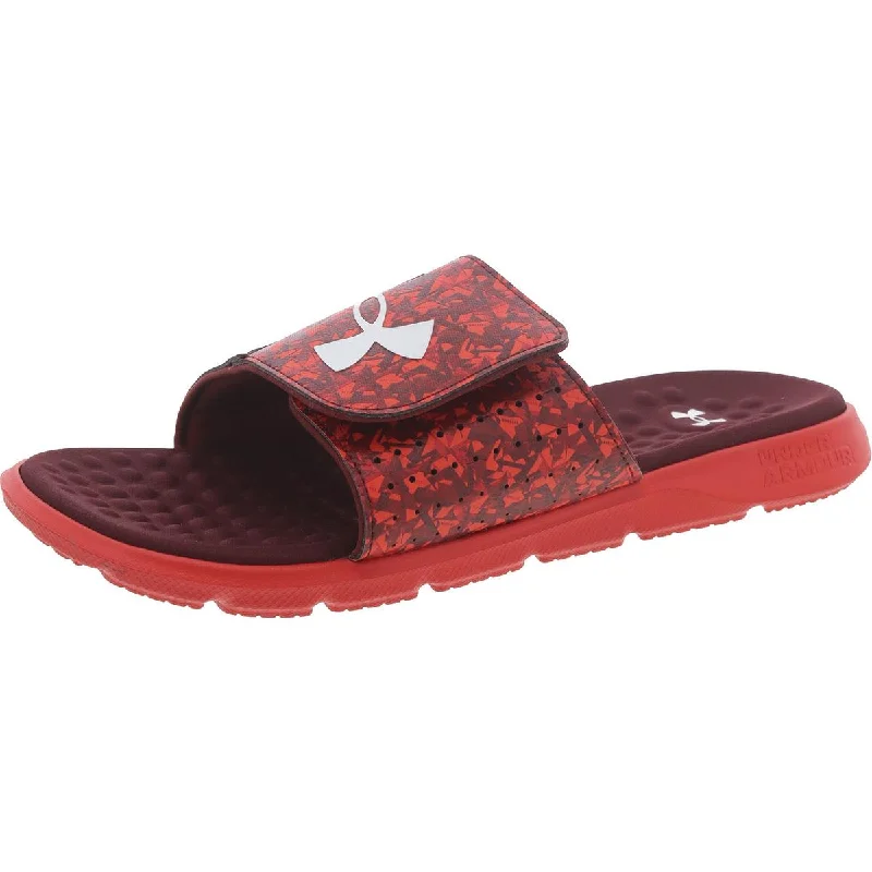 Under Armour Mens Adjustable Memory Foam Slide Sandals