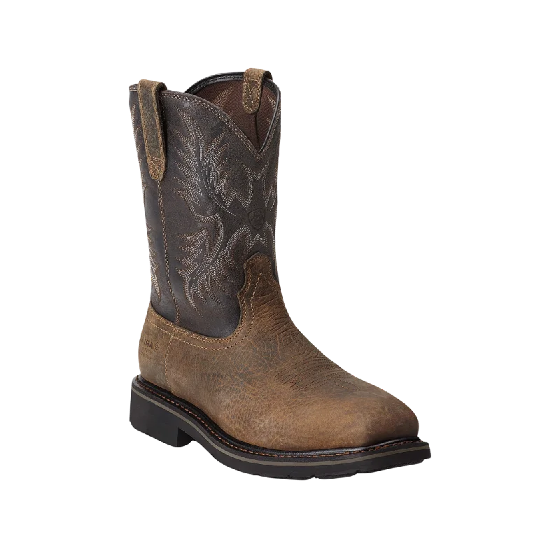 Ariat Men's Sierra Puncture Resistant Steel Toe Work Earth Boots