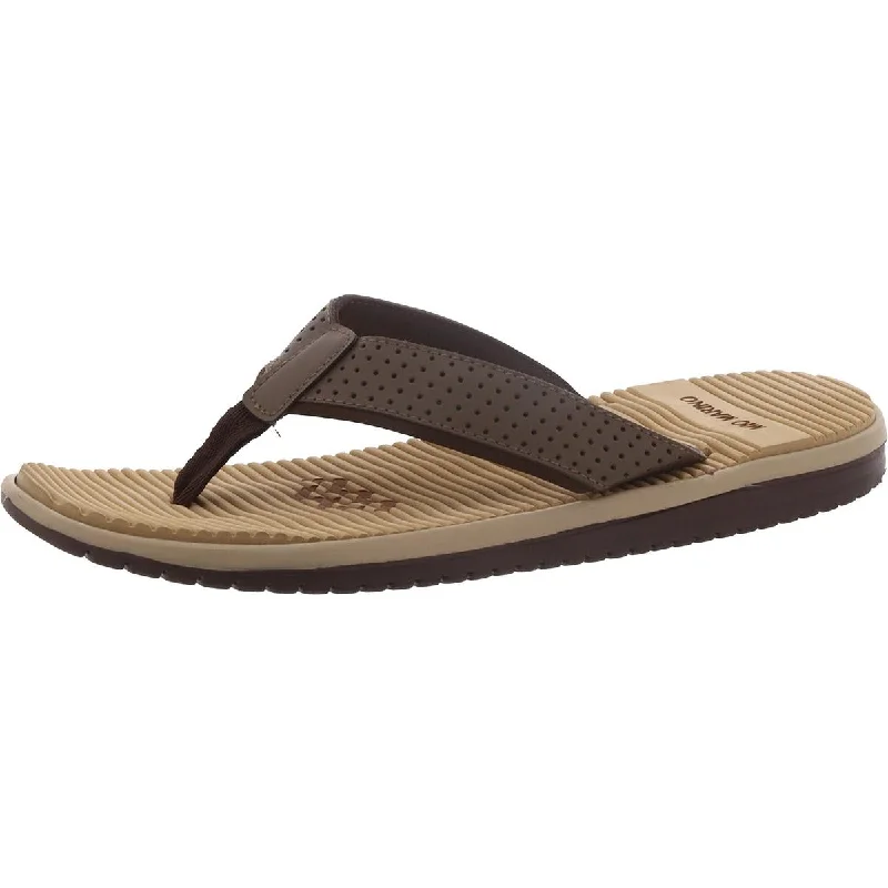 Mio Marino Mens Thong Round toe Flip-Flops