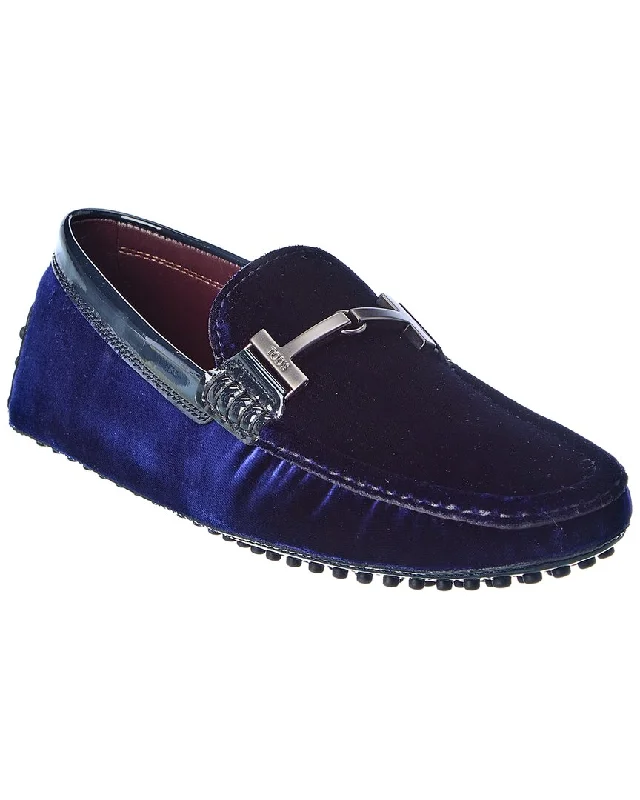 TOD’s Gommini Velvet & Patent Loafer