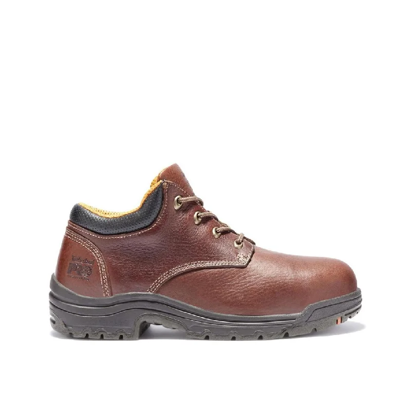 Titan Alloy-Toe Oxford Work Shoe Brown