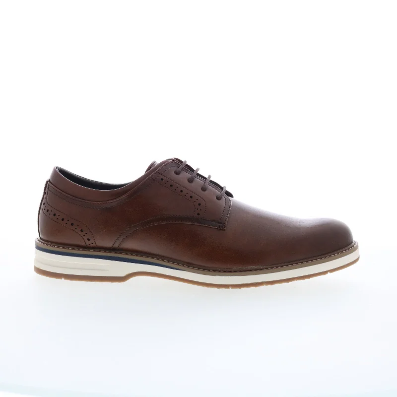 Rush By Gordon Rush Plain Toe Oxford Mens Brown Oxfords & Lace Ups Shoes