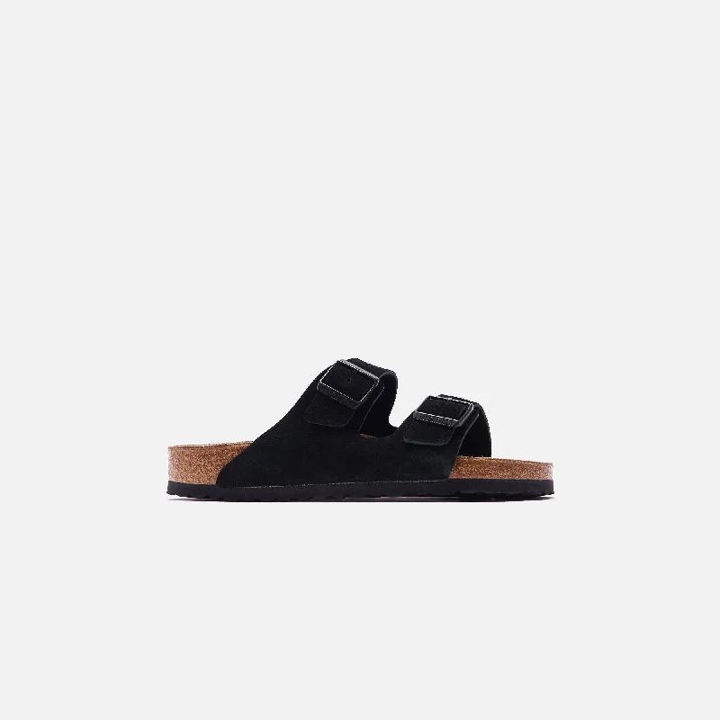 Birkenstock Arizona Soft Footbed Suede - Black