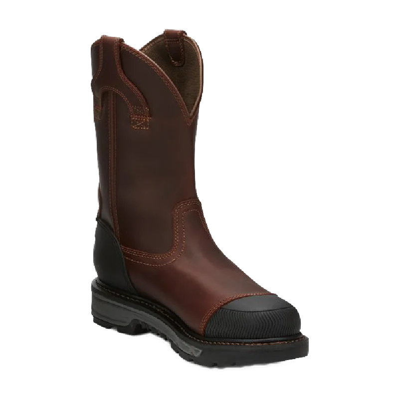 Justin Men'S Warhawk Brown Composite Toe Work Boots