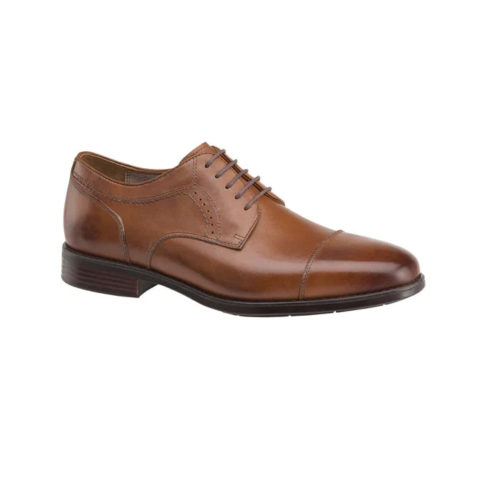 Mens Johnston & Murphy XC4® Branning Cap Toe Waterproof Tan