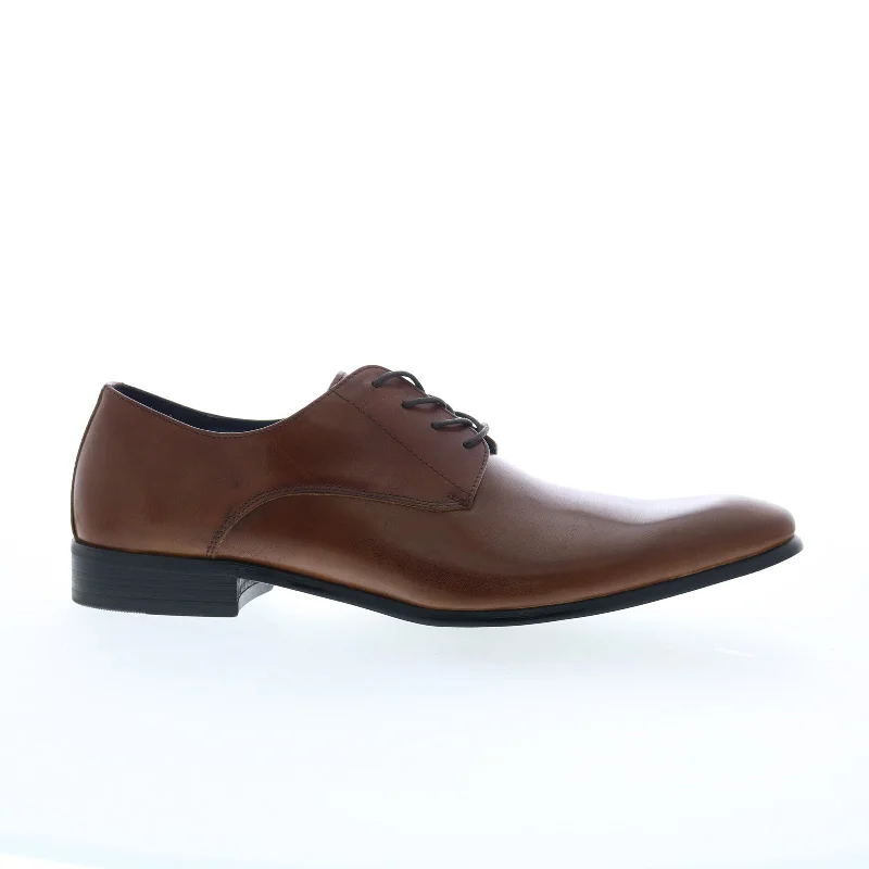 Steve Madden Beaux BEAU02M1 Mens Brown Oxfords & Lace Ups Plain Toe Shoes