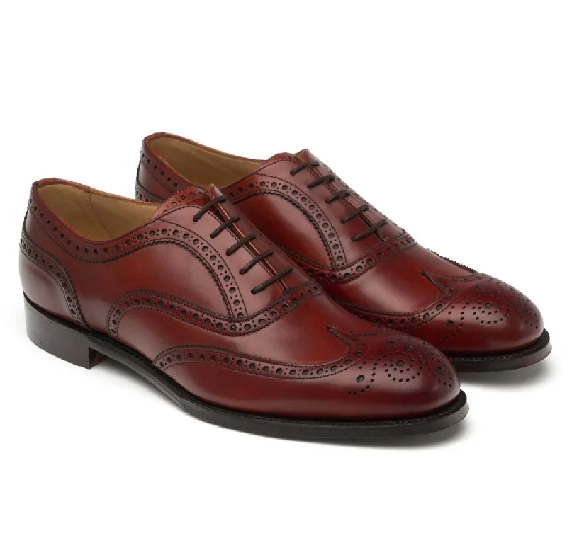 Cheaney Arthur III Dark Leaf Hand Burnished Brogues