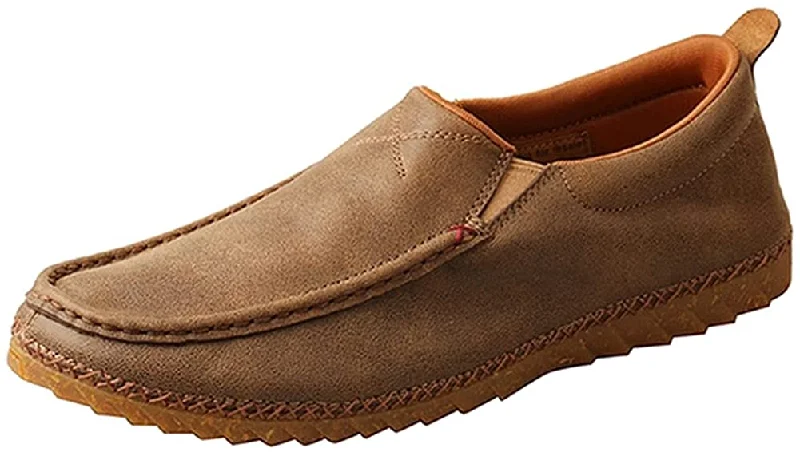 Twisted X Men'sSlip-On Zero-X Loafer - Handcrafted Bomber Casual Loafer Shoes