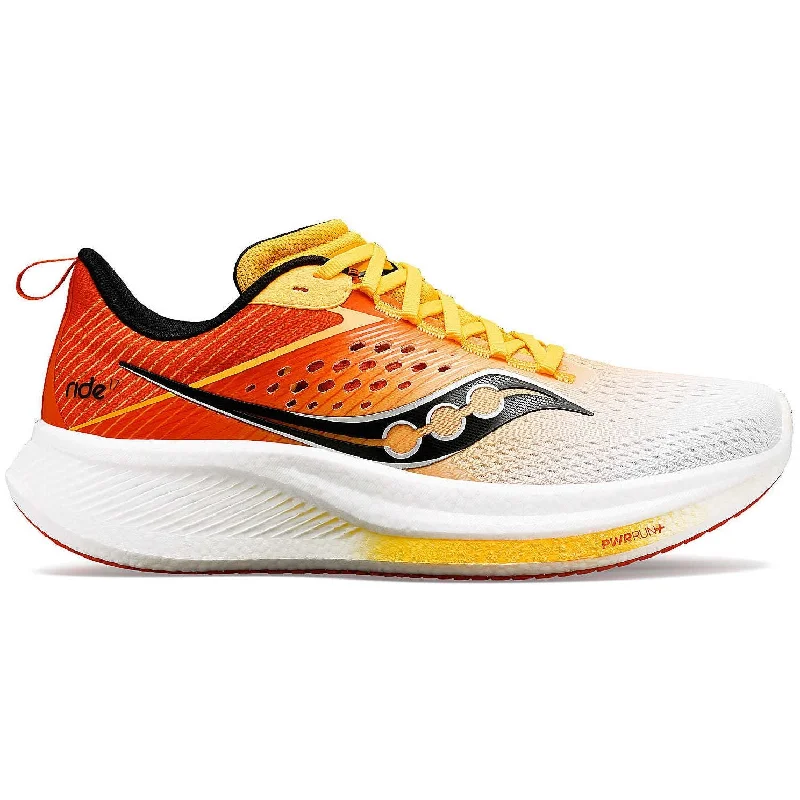 Saucony Ride 17 Mens Running Shoes - White