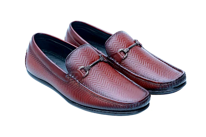 Mens leather loafer shoe 53623