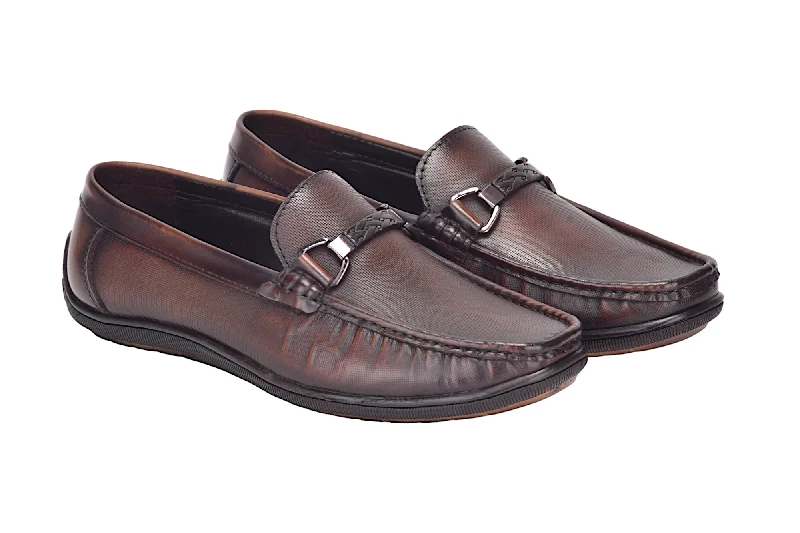 MENS LEATHER LOAFER SHOE 996554