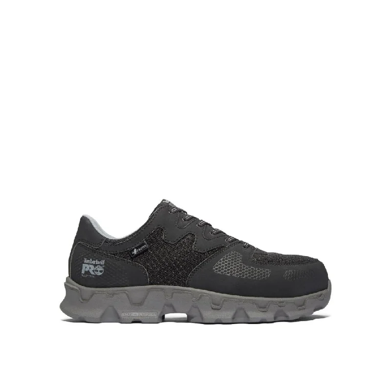 Powertrain Alloy-Toe Work Shoe Black and Grey