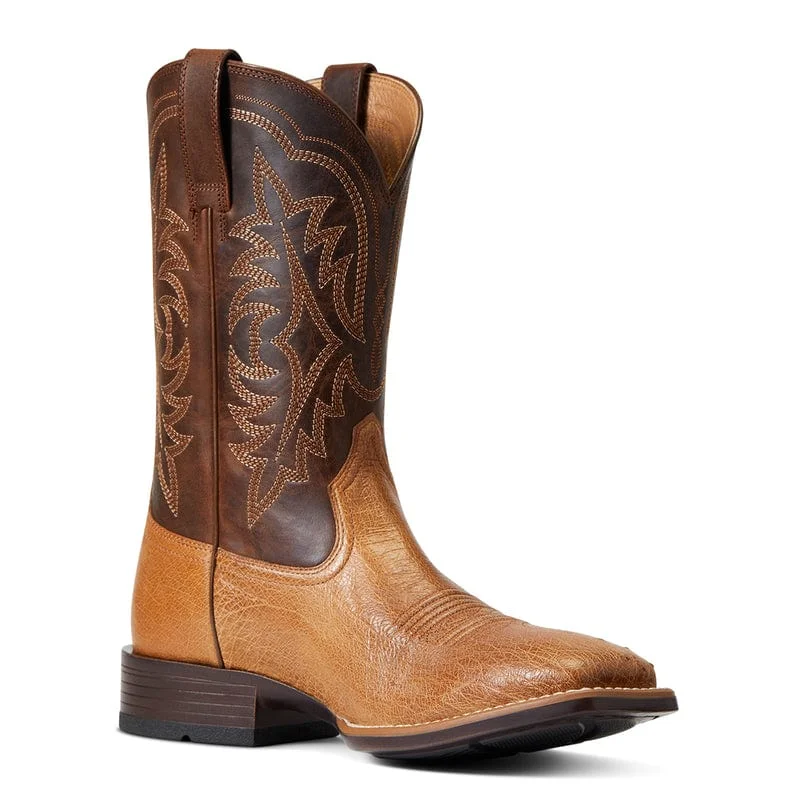 Ariat Men's Night Life Ultra Ranger Smooth Quill Ostrich Square Toe Western Boots 10040345