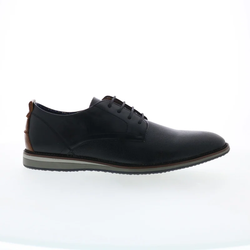 Steve Madden M-Heezal Mens Black Oxfords & Lace Ups Plain Toe Shoes