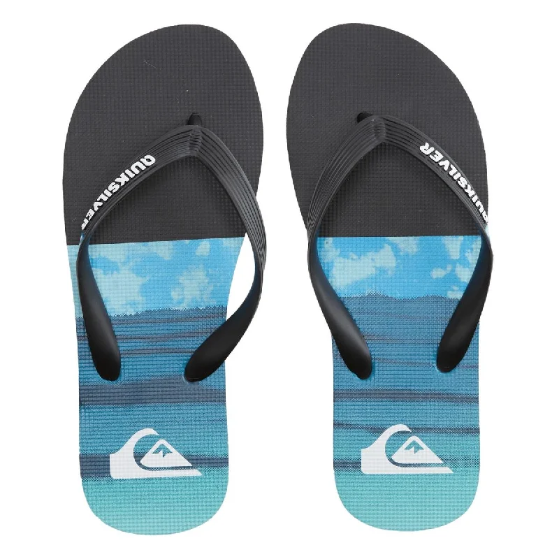 Quiksilver Mens Molokai Panel Slip-On Toe-Post Flip-Flops