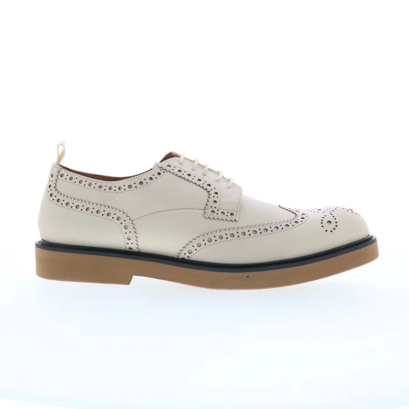 Steve Madden Adrick ADRI02M1 Mens Beige Oxfords Wingtip & Brogue Shoes