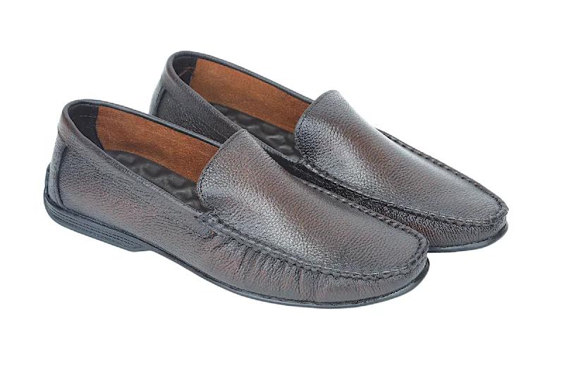 Mens Leather Loafer Shoe 58061 (Special Size)