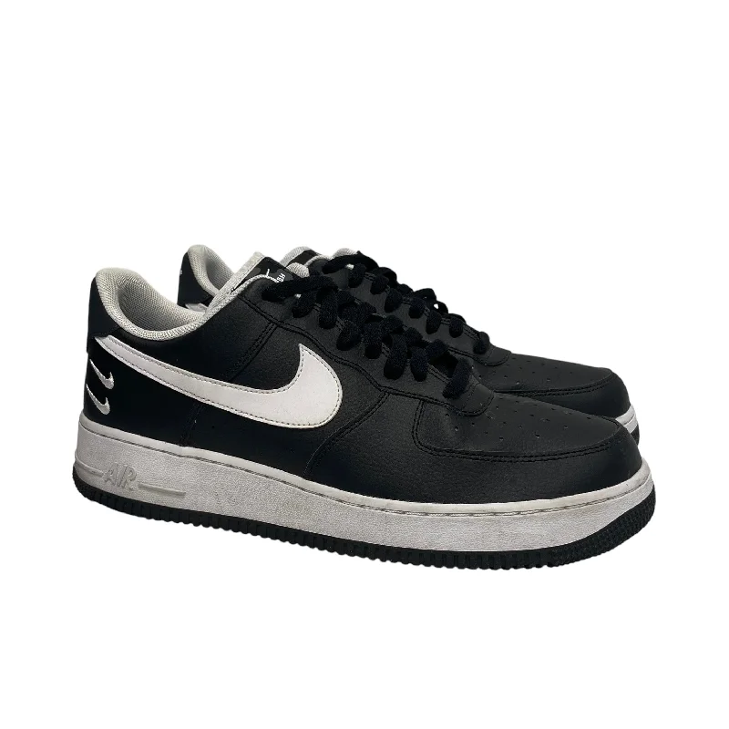 NIKE/Low-Sneakers/US 12/Leather/BLK/Double Check