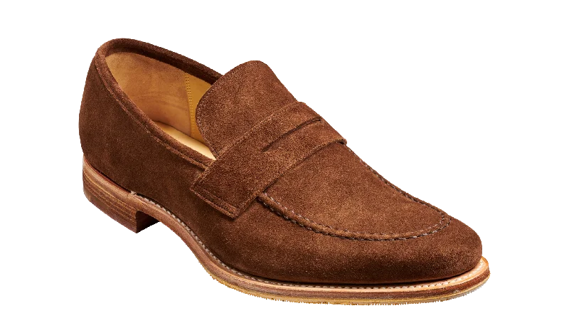 Barker Gates Elegant loafer - Castagnia Suede